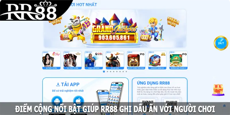Những tính năng vượt trội của RR88